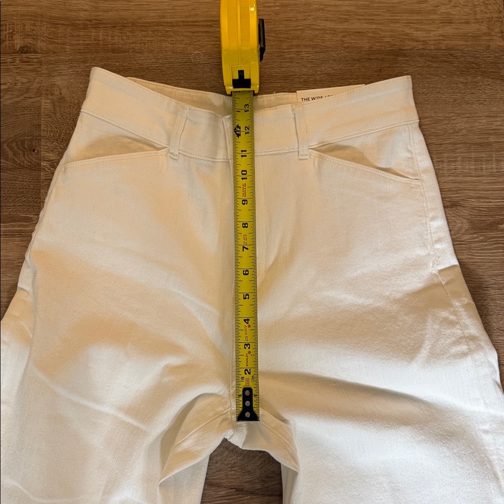 Ann Taylor Cream/White Wide-Leg Pants - Picture 11 of 13